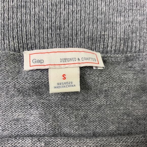 GAP yellow grey stripe long sleeve sweater - Picture 7 of 9